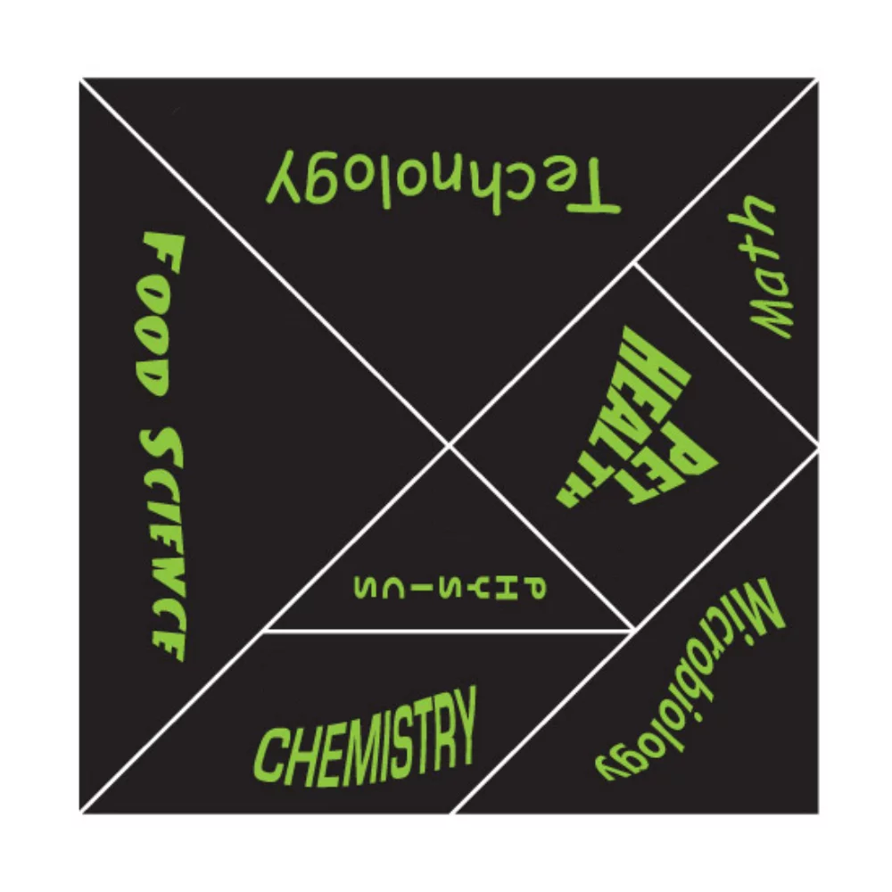 7 Piece Square Softee Plastic Puzzle