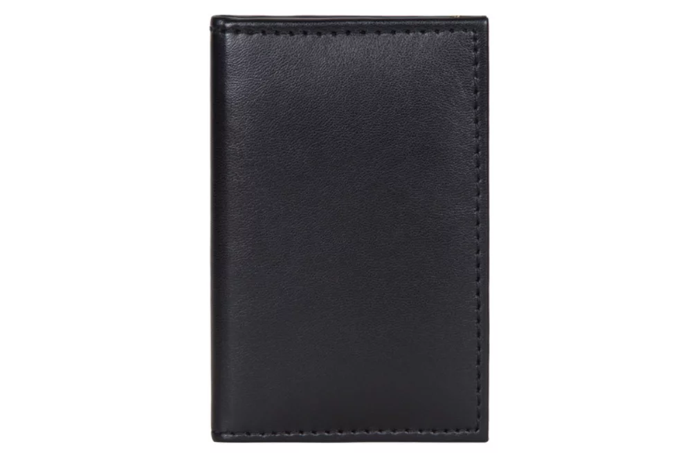 Ashlin Designer® Men's Midnight Black Belford Slim Card Business Card Case