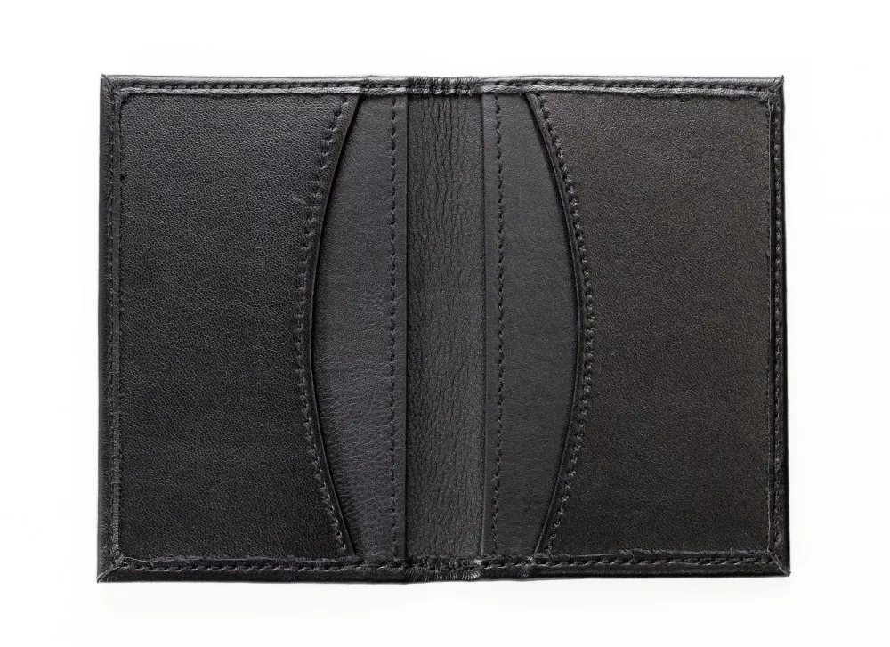 Étui à cartes de visite mince Ashlin® Designer Belford Midnight Black