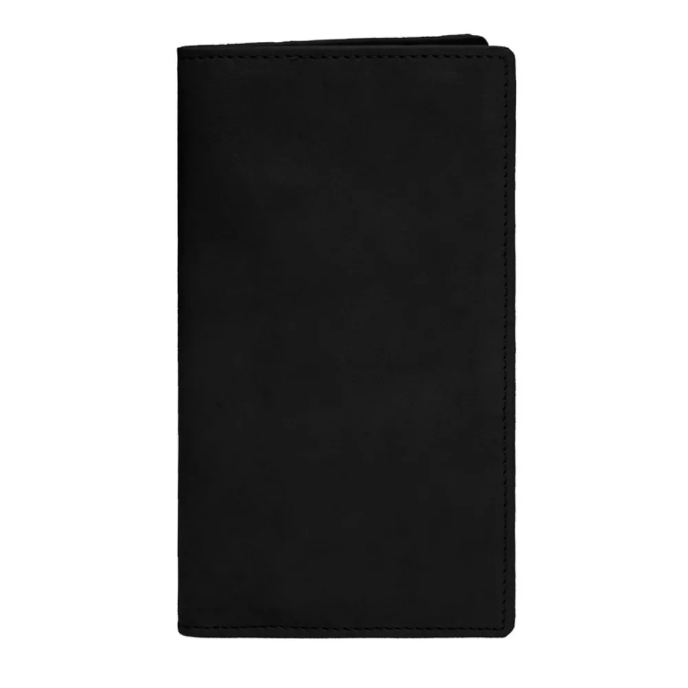 Portefeuille de poche Ashlin® Designer Wharton Midnight Black avec 16 poches pour cartes
