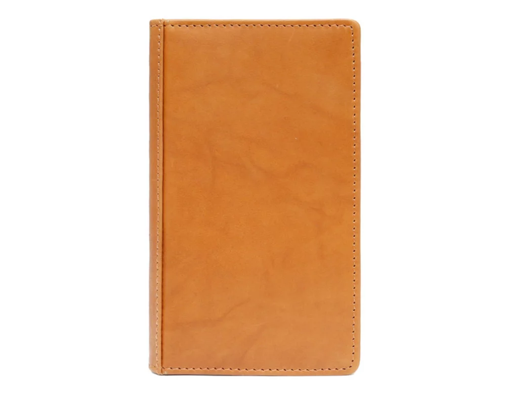 Ashlin® Designer British Tan Aldrich Double Checkbook Cover