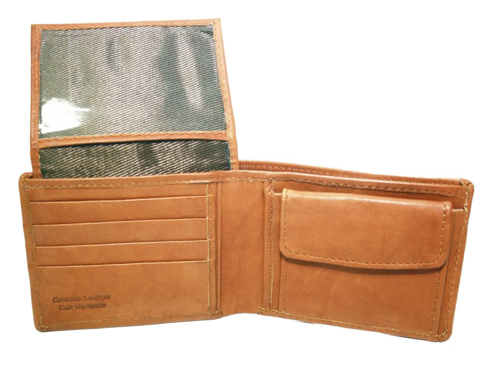 Portefeuille à 9 poches Ashlin® Designer Men's Alonso British Tan