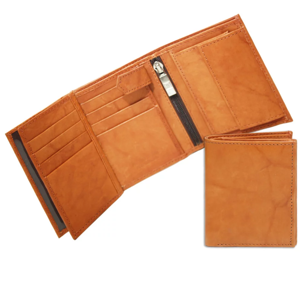 Portefeuille de luxe de grande capacité Ashlin® Designer Sergio British Tan