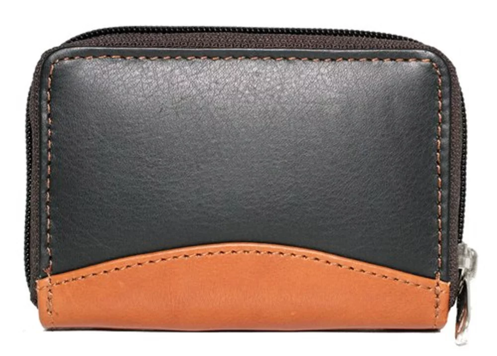 Portefeuille à cartes accordéon Ashlin® Designer Akelina noir/brun