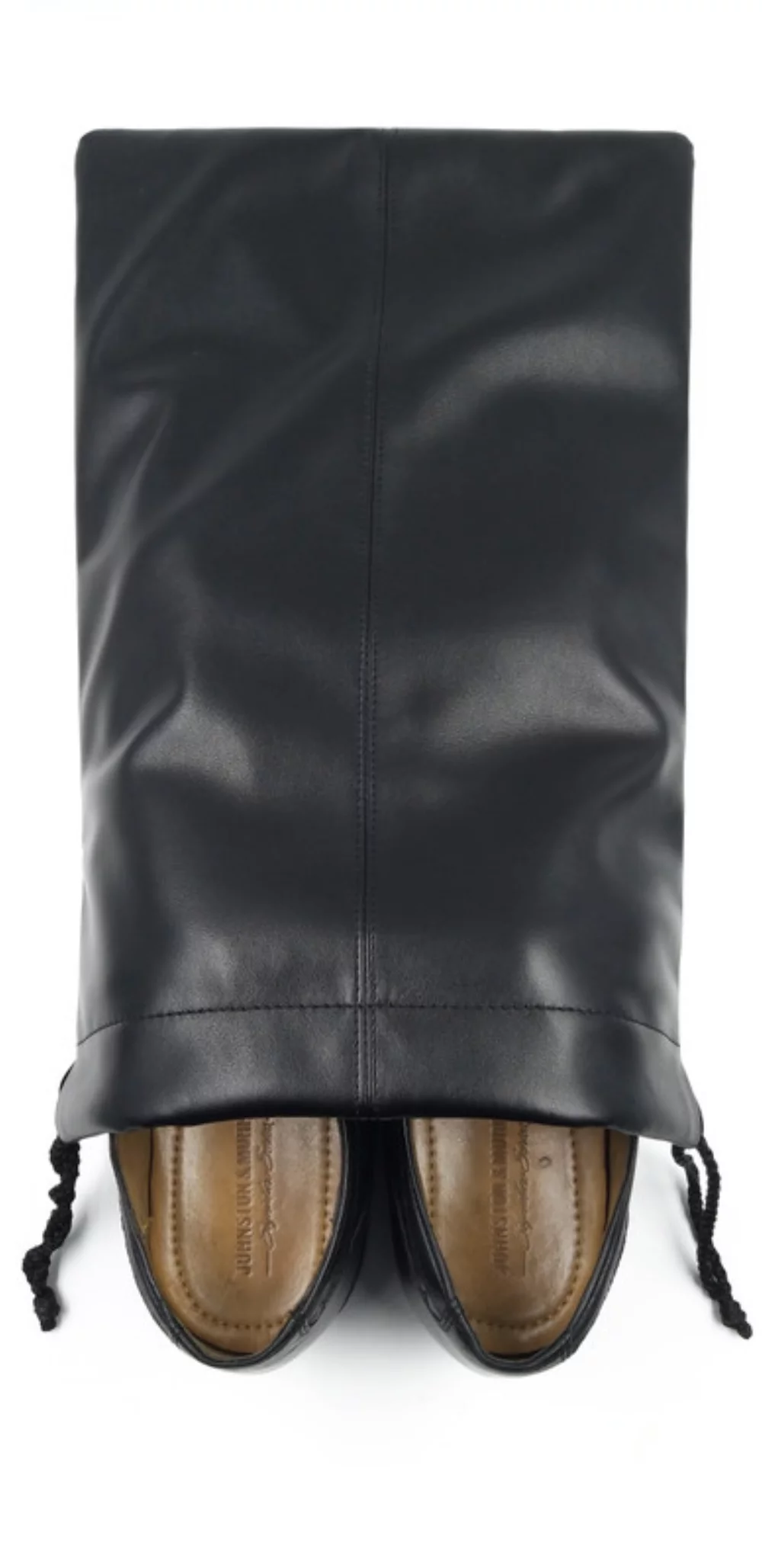 Ashlin® Designer Quigley Midnight Black Drawstring Shoe Bag
