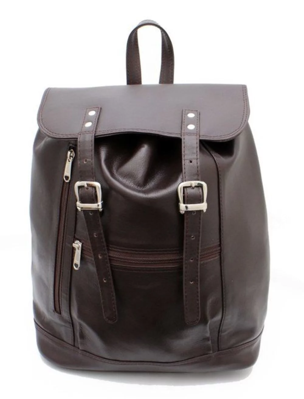 Ashlin® Designer Jessy Zippered Compartment Expresso Brown Backpack