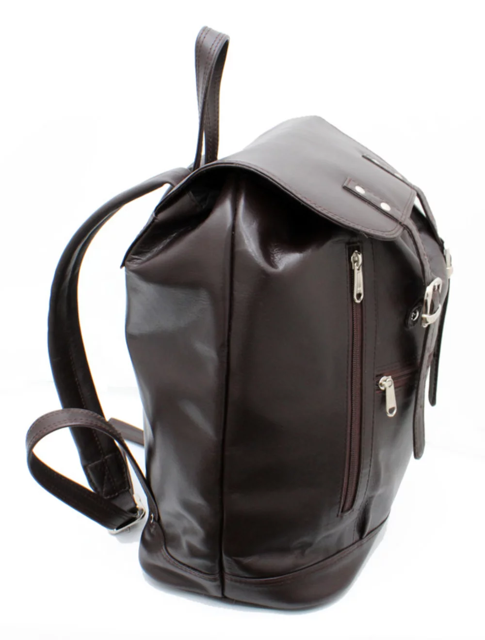 Ashlin® Designer Jessy Zippered Compartment Expresso Brown Backpack