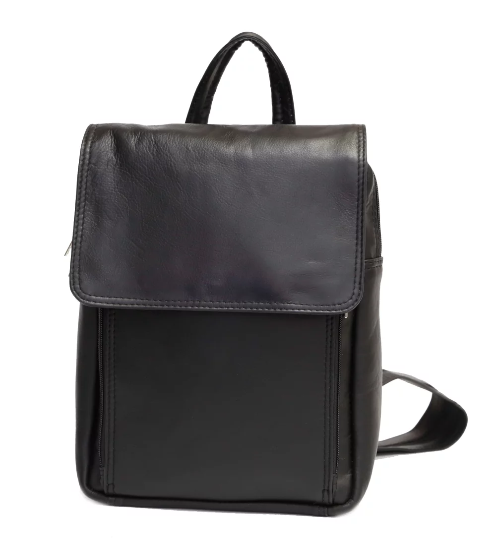 Ashlin® Designer Mariah Midnight Black Trendy Backpack