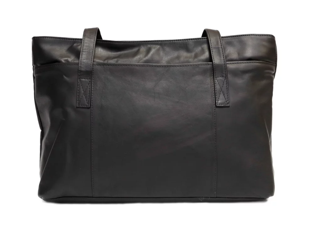 Ashlin® Designer Melia Ladies Classic Midnight Black Tote Bag