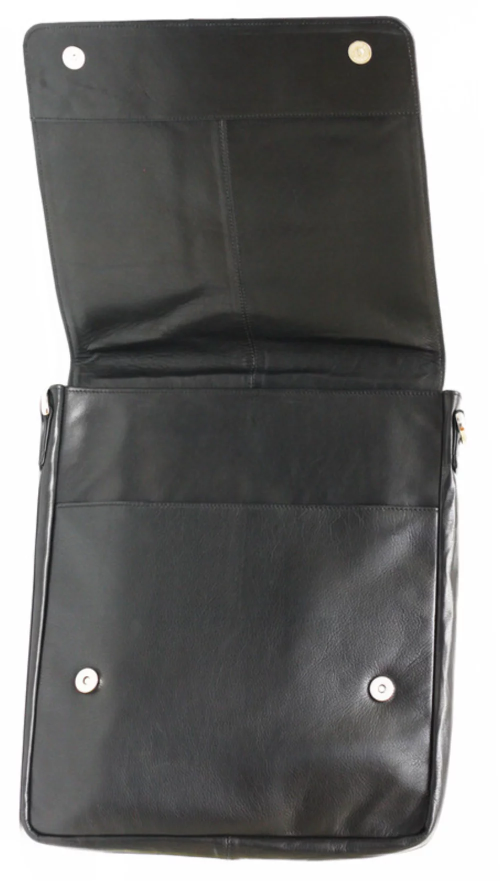 Ashlin® Designer Howeth Unisex Midnight Black Compact Messenger Bag