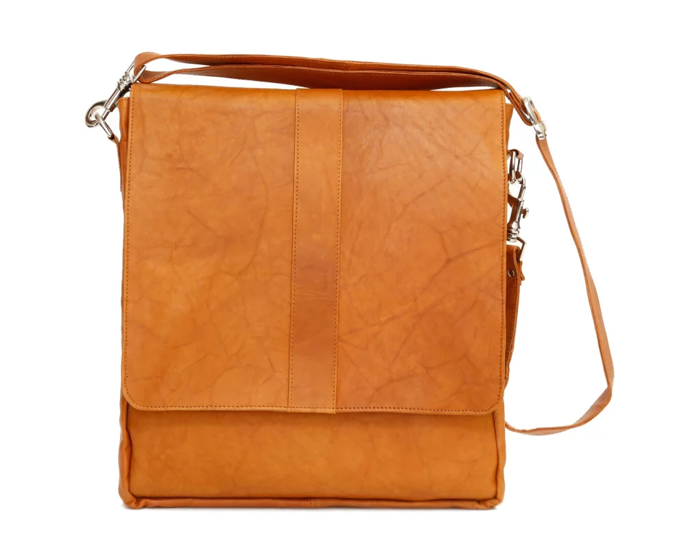 Ashlin® Designer Unisex British Tan Howeth Compact Messenger Bag
