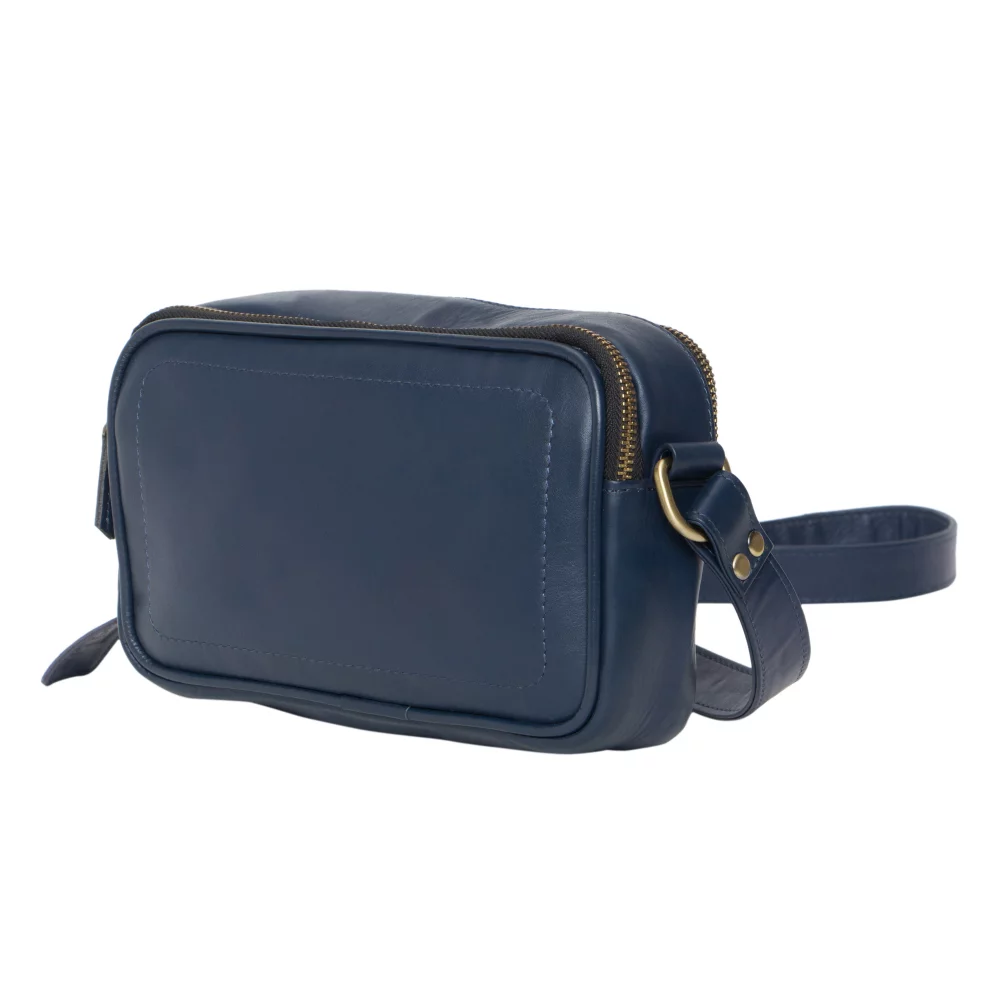 Ashlin® Designer Lydia Navy Blue Mid Size Camera Bag