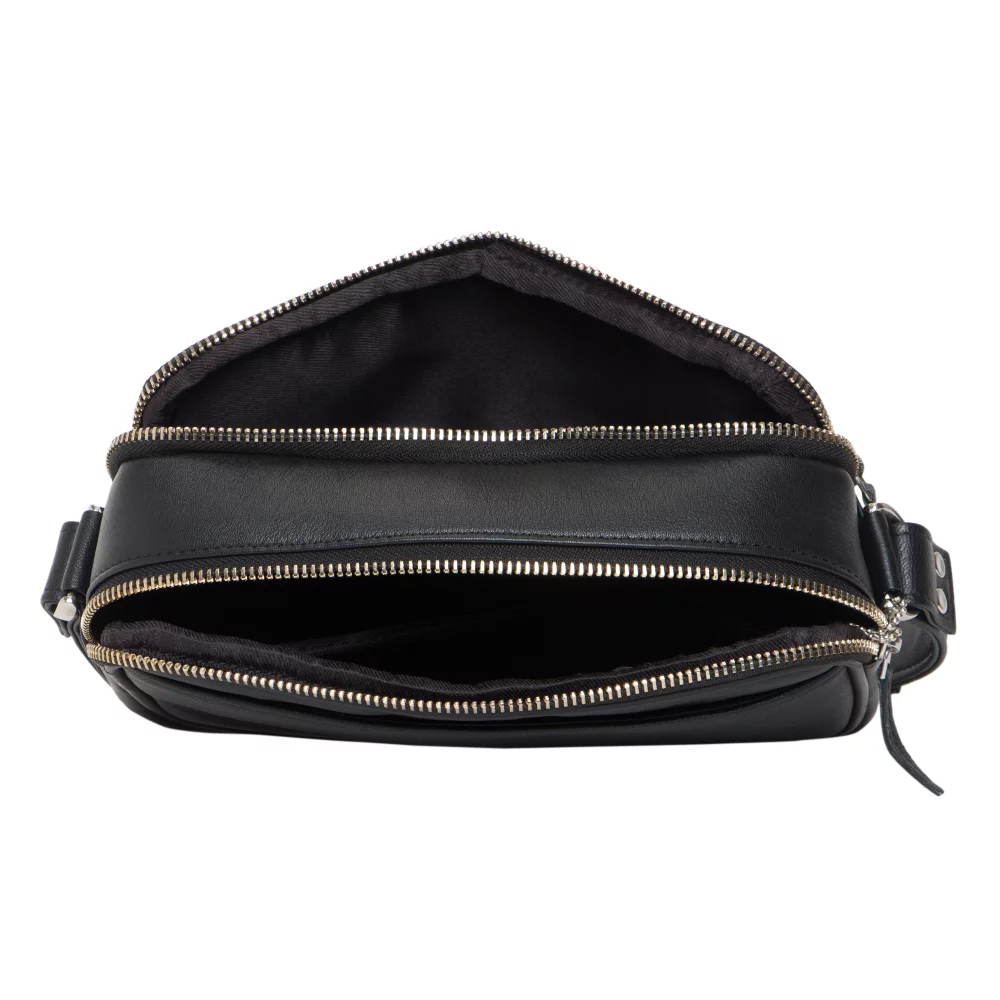 Ashlin® Designer Lydia Midnight Black Mid Size Camera Bag