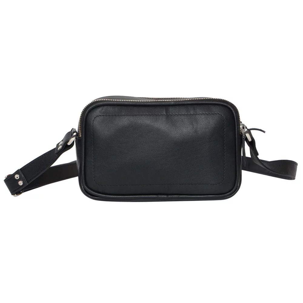 Ashlin® Designer Lydia Midnight Black Mid Size Camera Bag