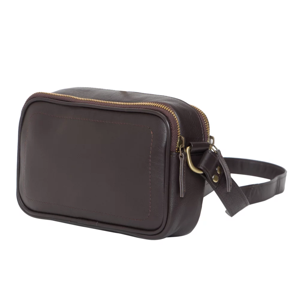 Ashlin® Designer Lydia Espresso Brown Mid Size Camera Bag