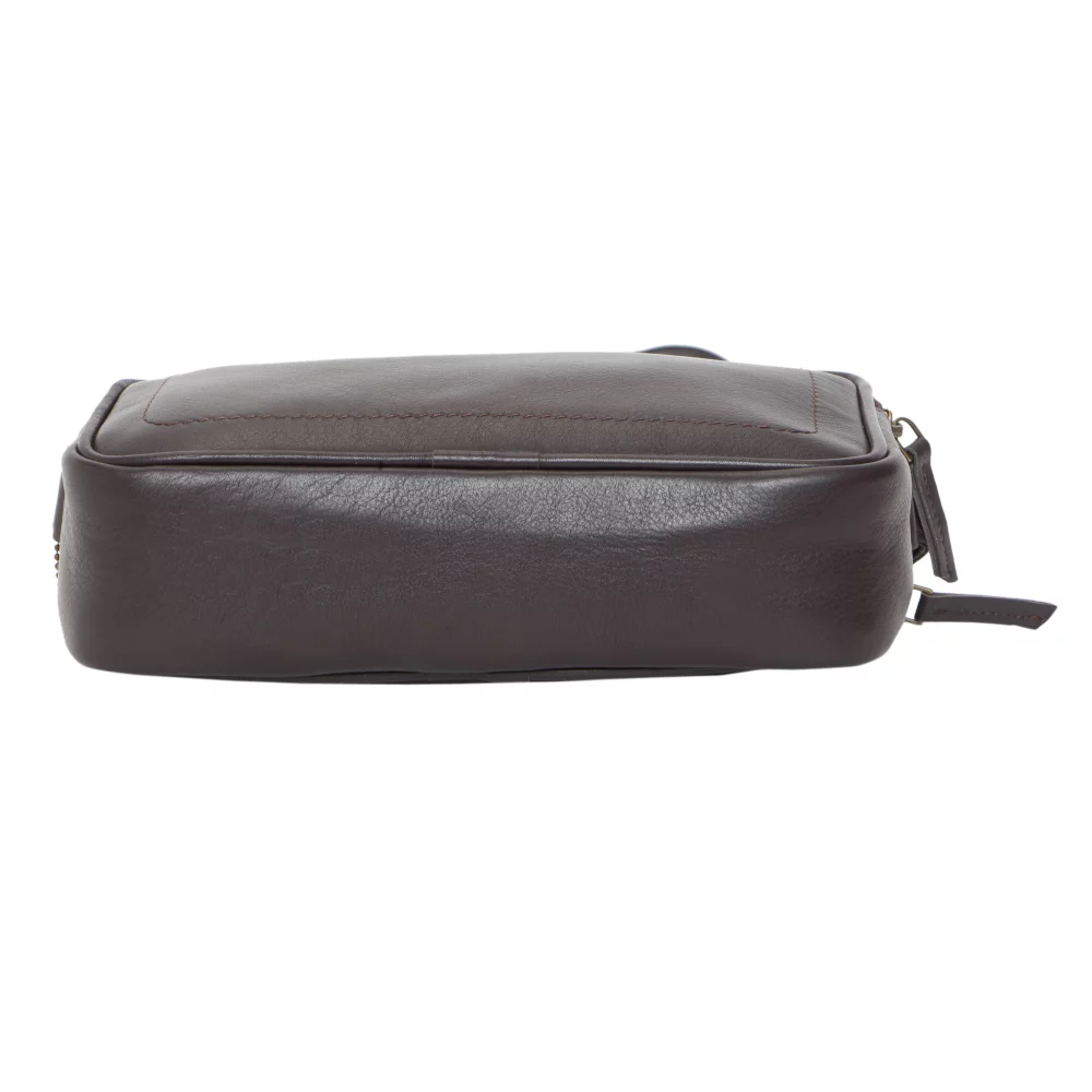 Ashlin® Designer Lydia Espresso Brown Mid Size Camera Bag