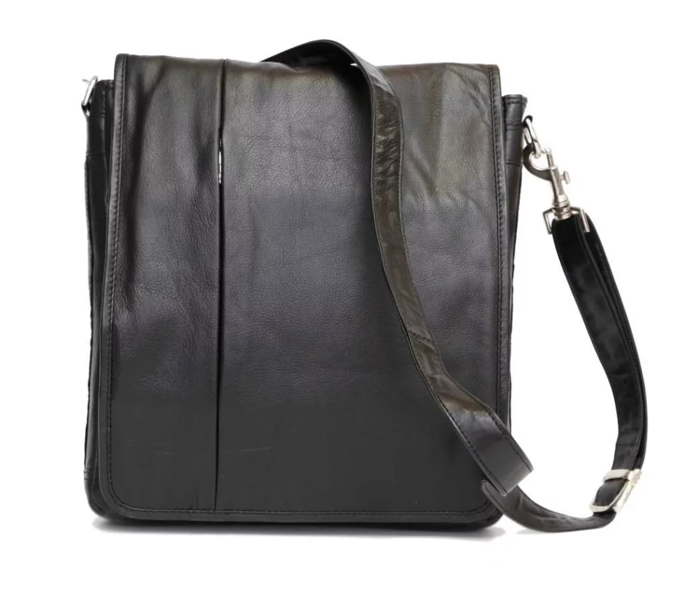 Ashlin® Designer Sunderland Midnight Black Sunderland Messenger Bag