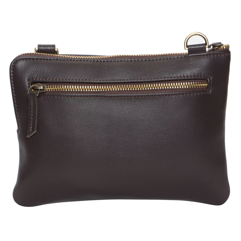 Ashlin® Designer Dimitra Espresso Brown Unisex Crossbody Bag