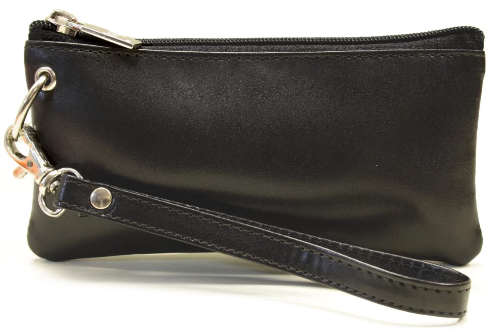 Ashlin® Designer Midnight Black Destiny Mini Cosmetic & Phone Wristlet