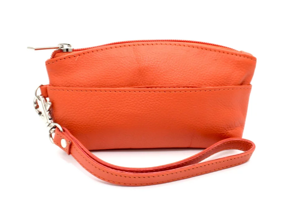 Pochette de maquillage Ashlin® Designer Ladies Tangerine Orange Genesia