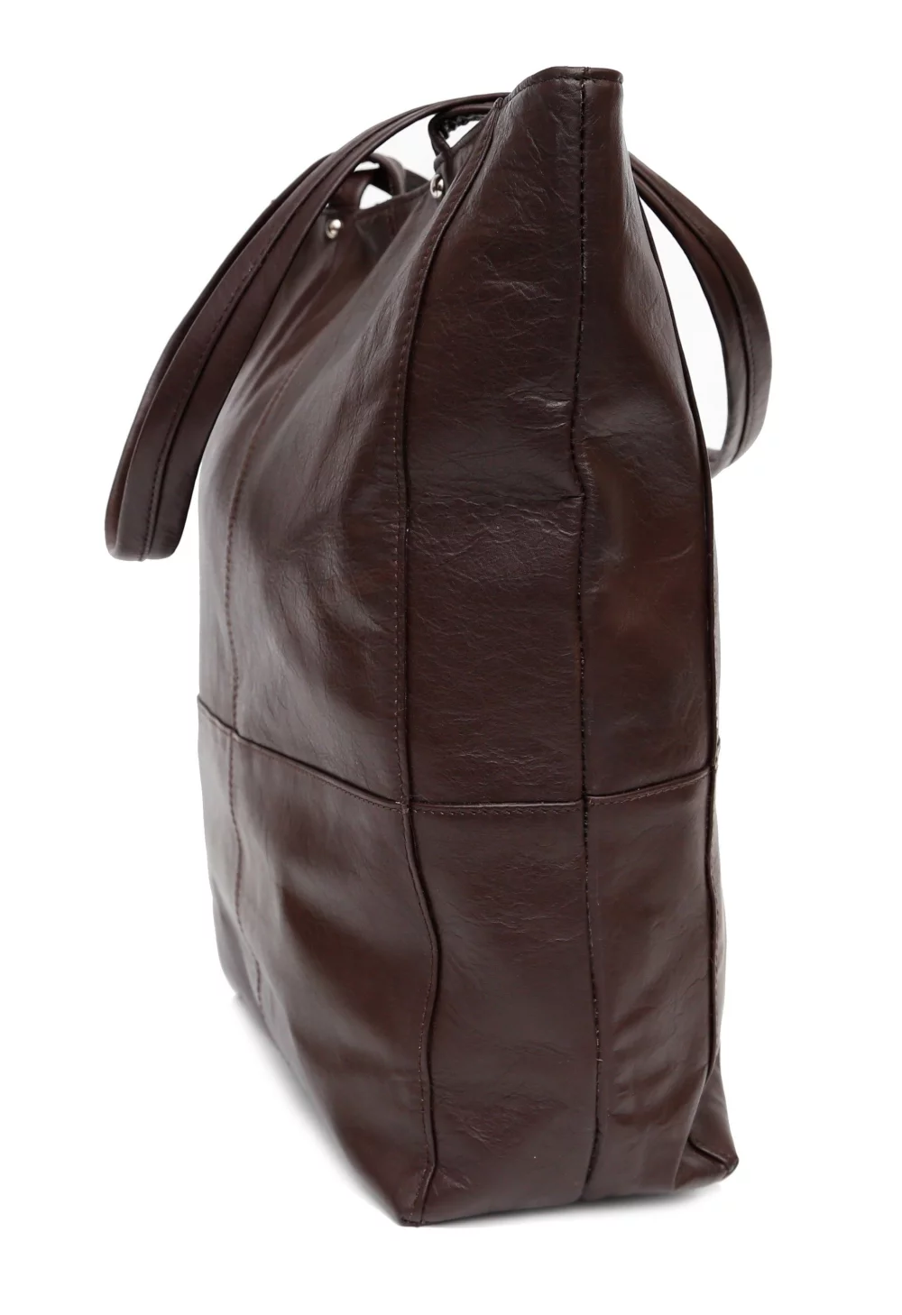 Ashlin® Designer Unisex Espresso Brown Gianina Large Tote Bag