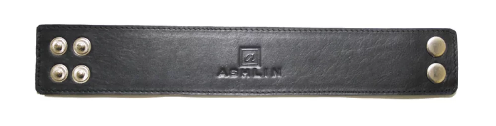 Ashlin® Designer Dorset Midnight Black Tuscany Cowhide Bracelet Cuff