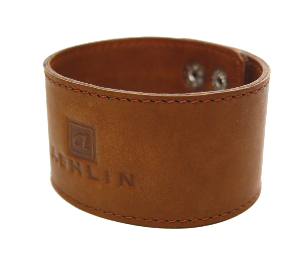 Ashlin® Designer British Tan Derbyshire Medium Width Bracelet