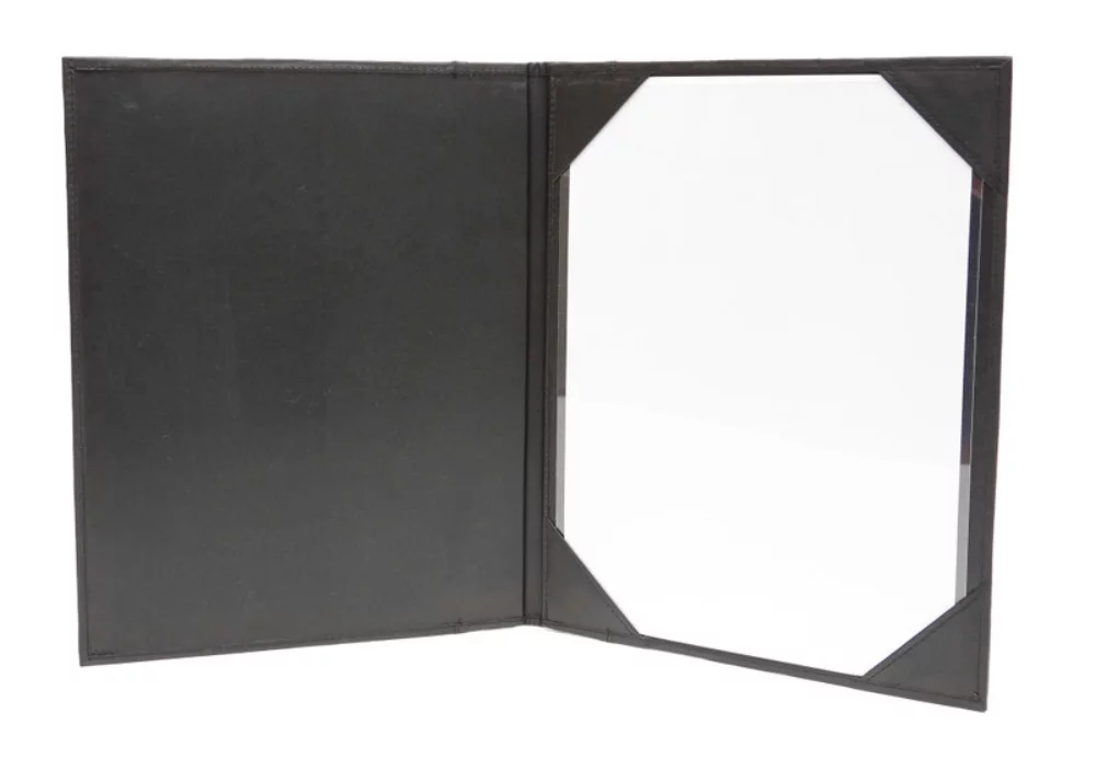 Ashlin® Designer Midnight Black Seamus Napoli Napa Single Certificate Holder