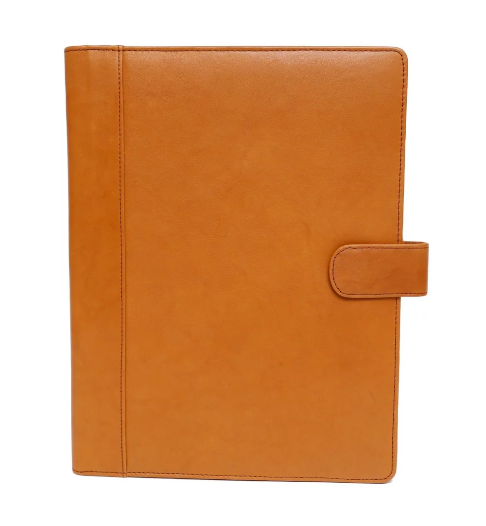 Ashlin® Designer British Tan Bernadino Portfolio w/Letter Sized Notepad
