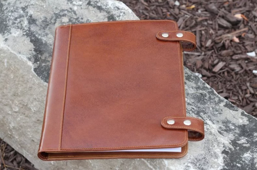 Ashlin® Designer British Tan Corbyn Writing Case - Tablet + Smart Phone Case