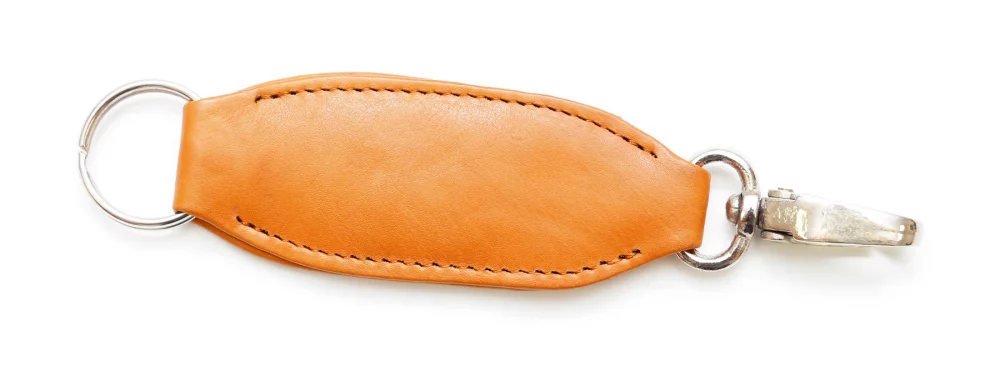 Ashlin® Designer British Tan Andeana Long Key Fob