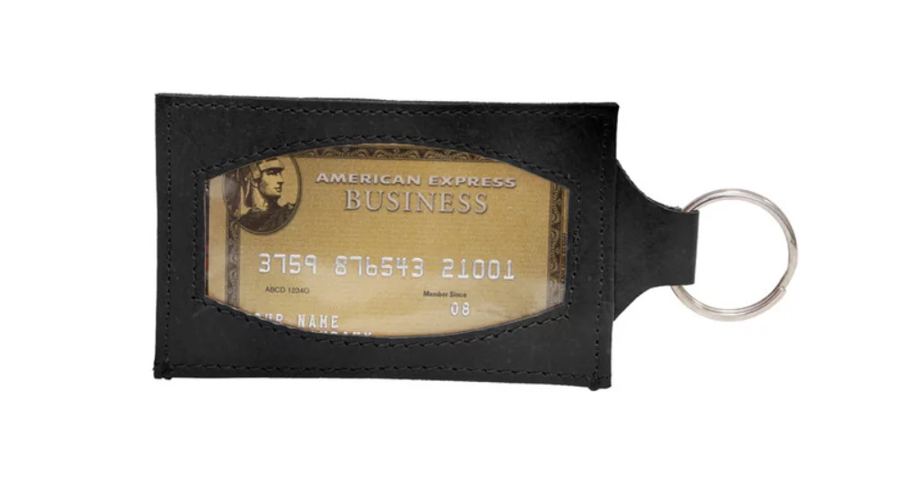 Ashlin® Designer Midnight Black Aquilina ID Holder w/Key Fob