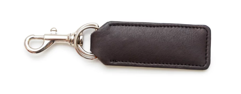 Ashlin® Designer Midnight Black Beatrix Rectangular Key Fob