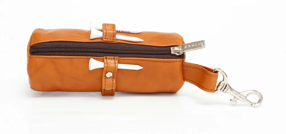 Ashlin® Designer British Tan Lytham Zippered Golf Sleeve