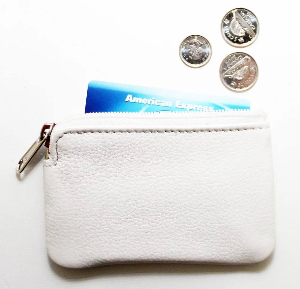 Ashlin® Designer Adelle Winter White Zippered Change Card Case