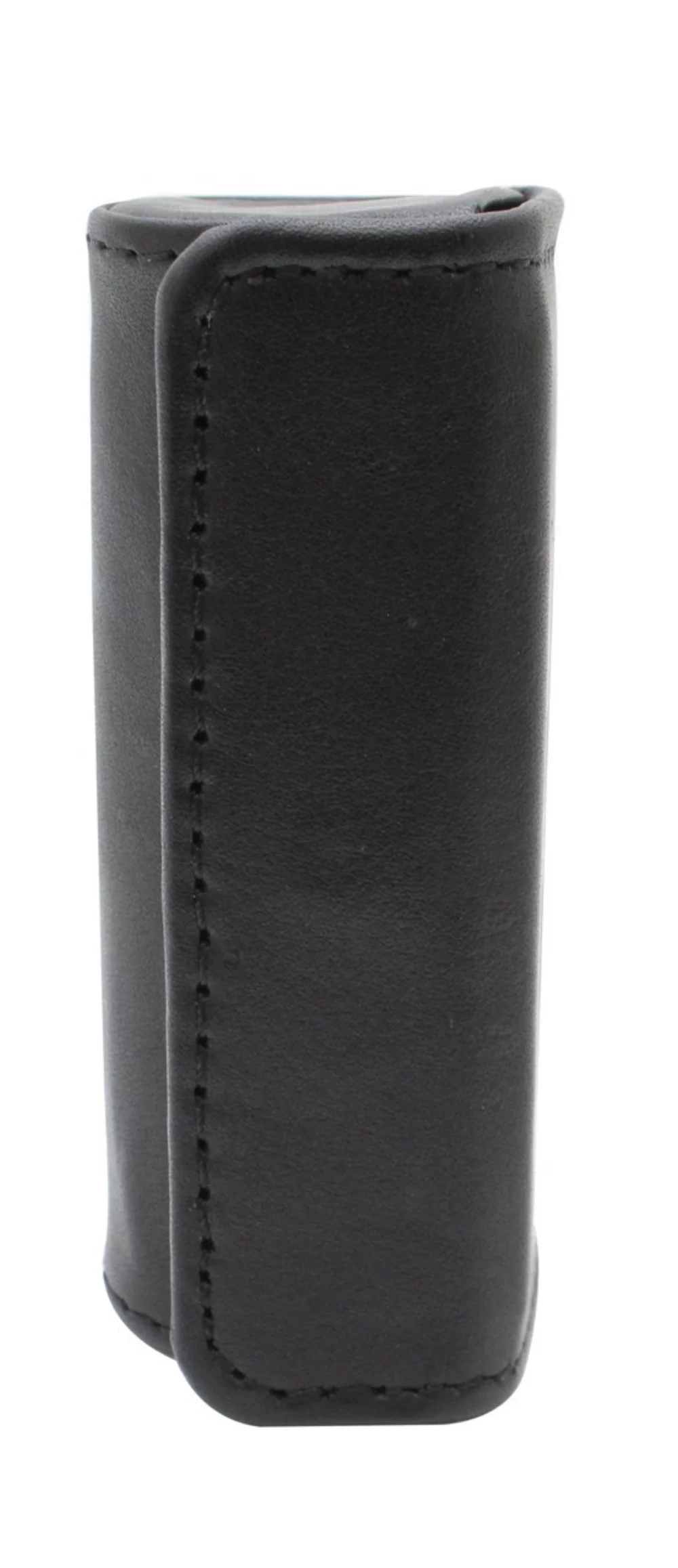 Étui à rouge à lèvres/miroir simple Skylar noir minuit de designer Ashlin®