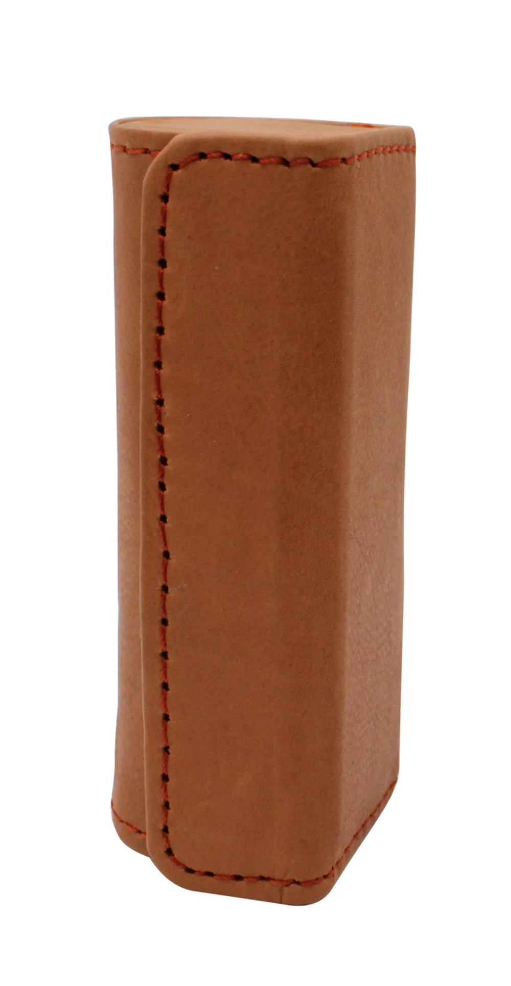 Ashlin® Designer British Tan Skylar Single Lipstick Case/Mirror