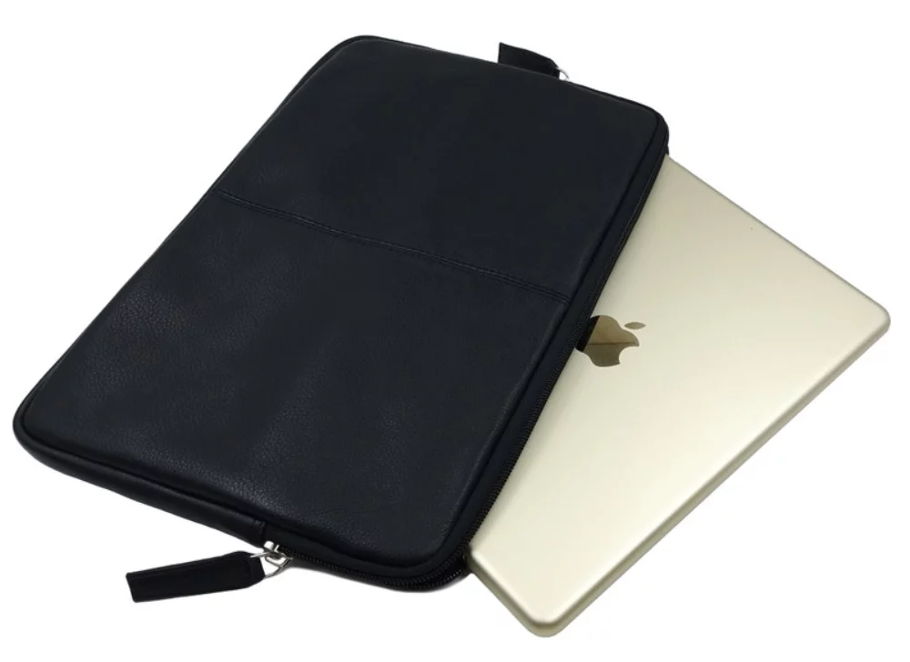 11'' Ashlin® Designer Midnight Black Bailey Zippered MacBook Case