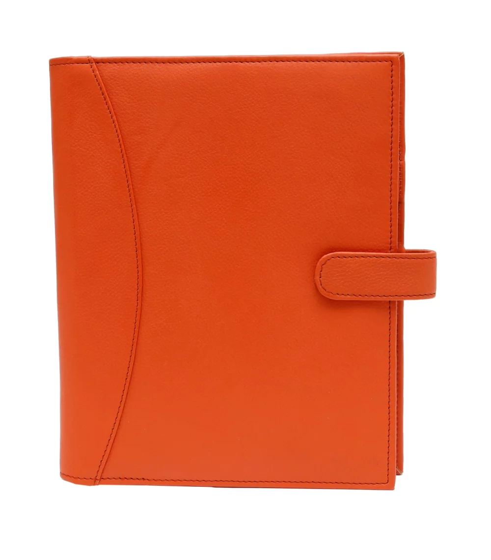 Ashlin® Designer Hough Tangerine Orange Refillable Journal Cover