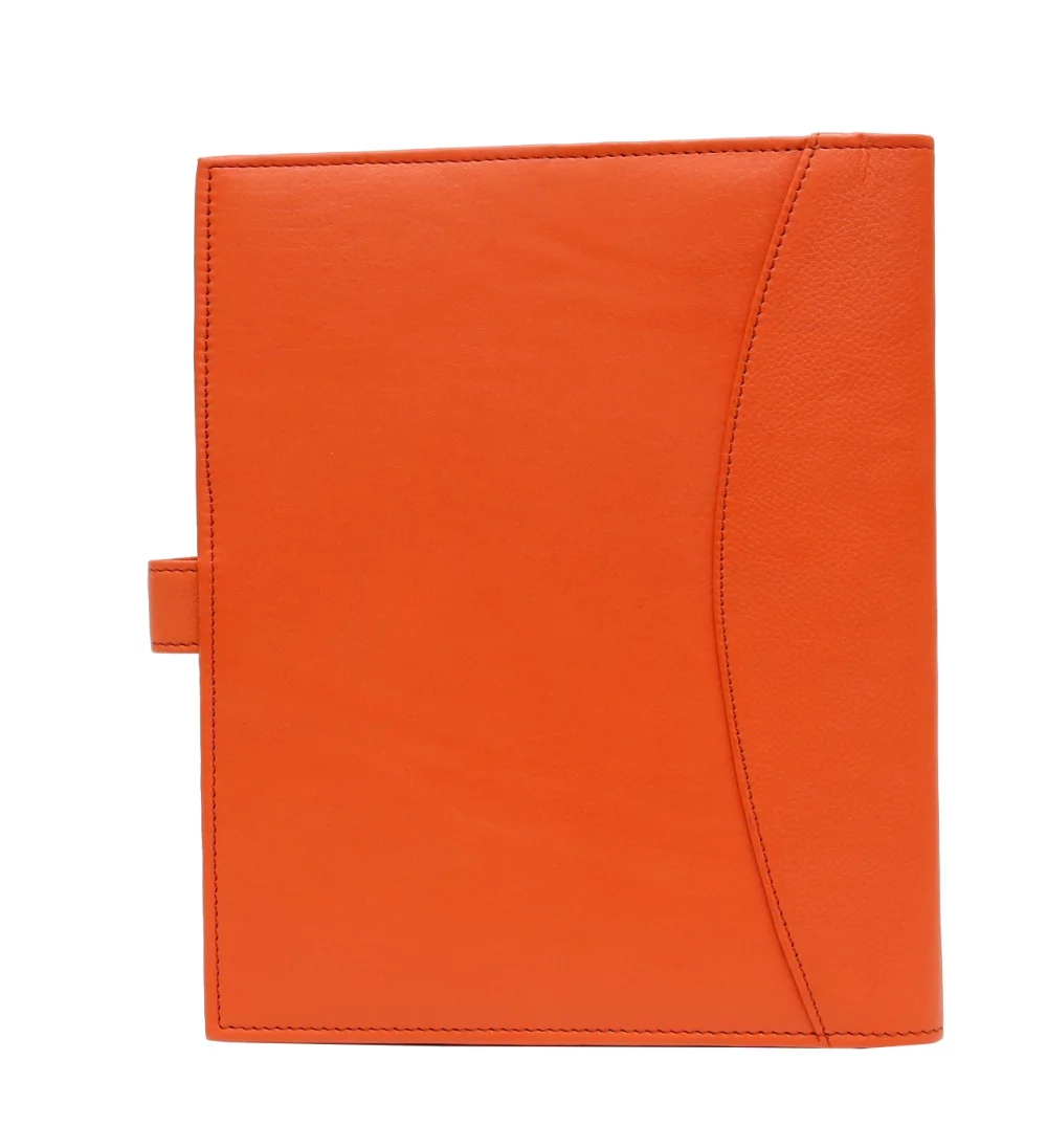 Ashlin® Designer Hough Tangerine Orange Refillable Journal Cover