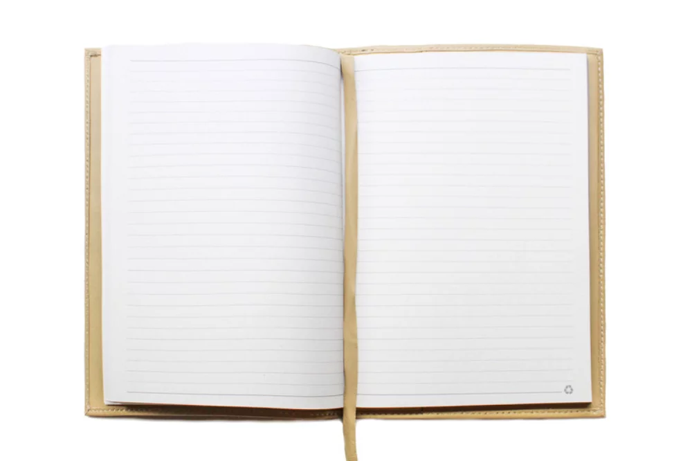 Ashlin® Designer Buttery Cream Beige Shakespeare Medium Journal (5"x8")