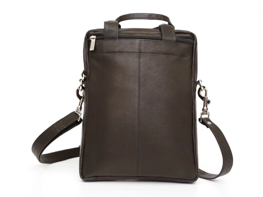 Étui pour ordinateur portable Ashlin® Designer Brindisi Midnight Black iSmart-III avec poignée supérieure.