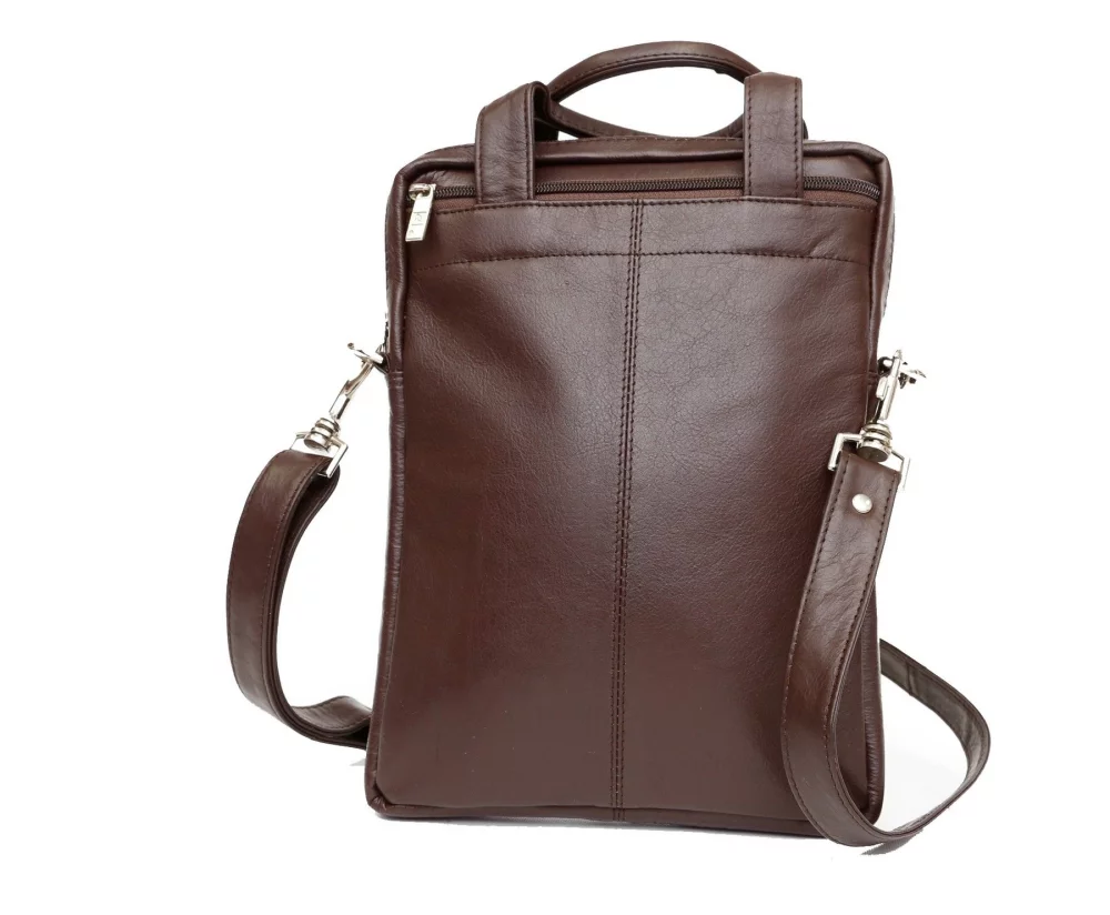 Étui pour ordinateur portable Ashlin® Designer Brindisi Expresso Brown iSmart-III avec poignée supérieure