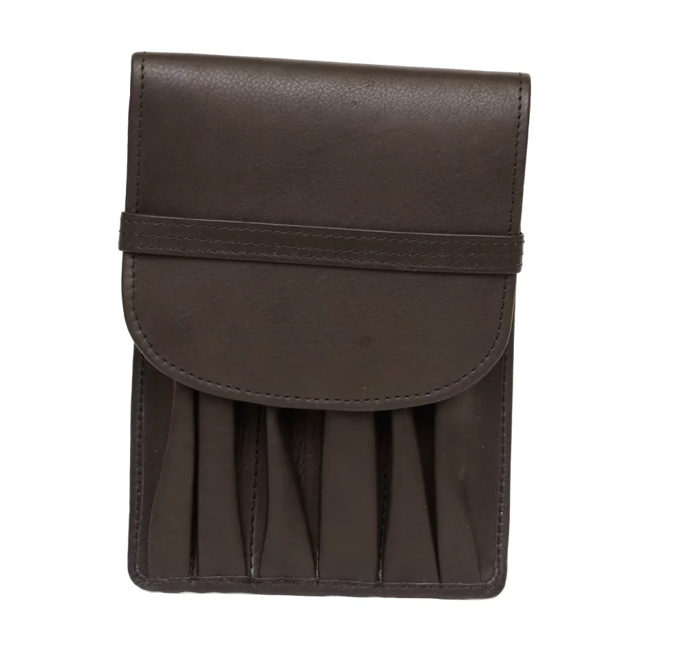 Ashlin® Designer Pavia Midnight Black Hexa Pen Case