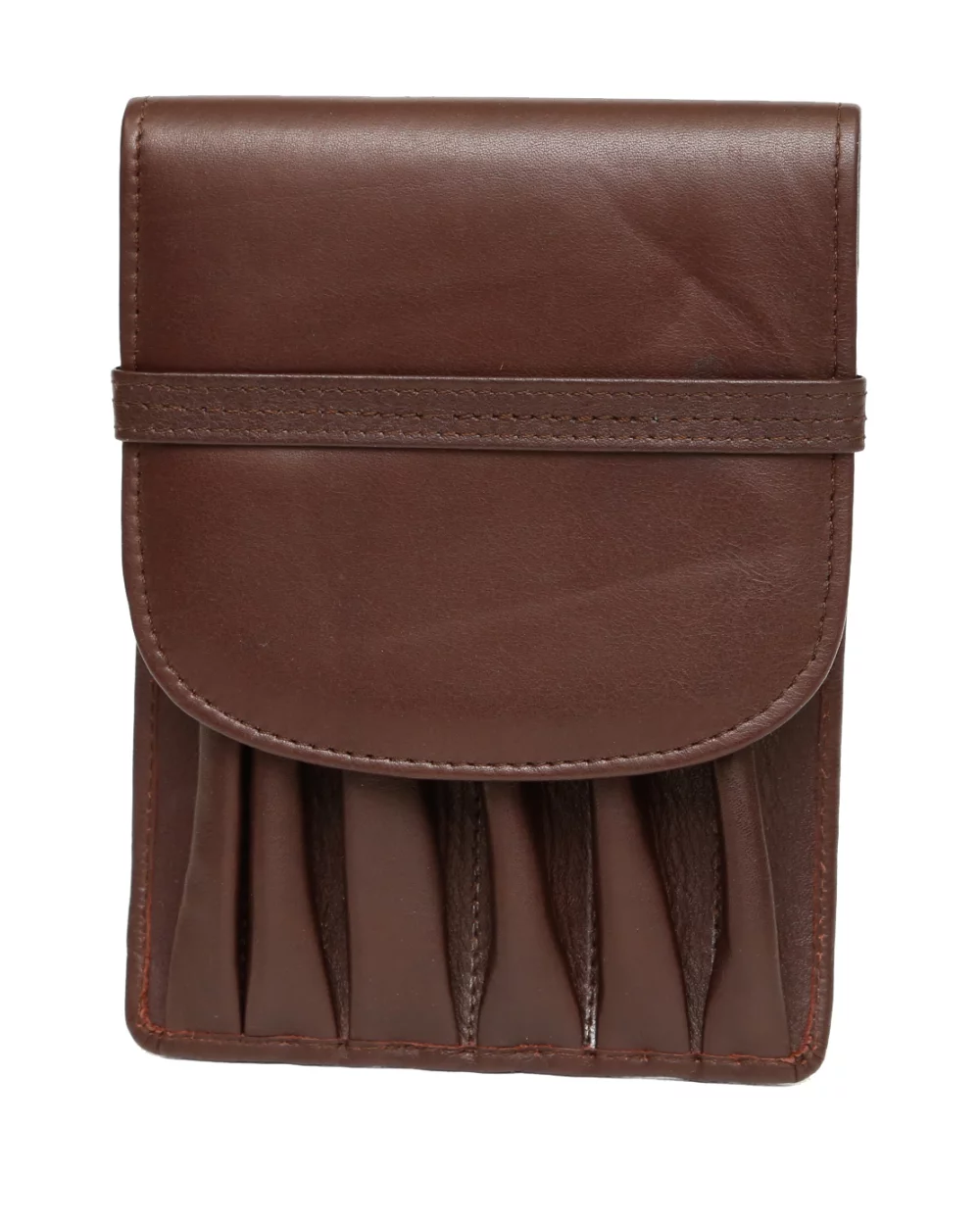 Ashlin® Designer Pavia Expresso Brown Hexa Pen Case