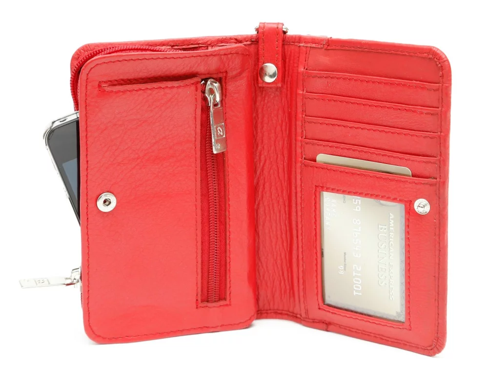 Ashlin® Designer Vita Fire Engine Red Smart Phone Wristlet