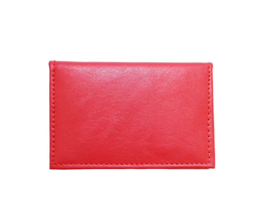 Ashlin® Designer Etienne RFID Blocking Natural Milano Cowhide Leather Business Card Holder