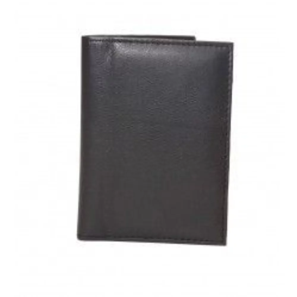 Portefeuille de passeport Ashlin® Designer Amsterdam Midnight Black avec blocage RFID