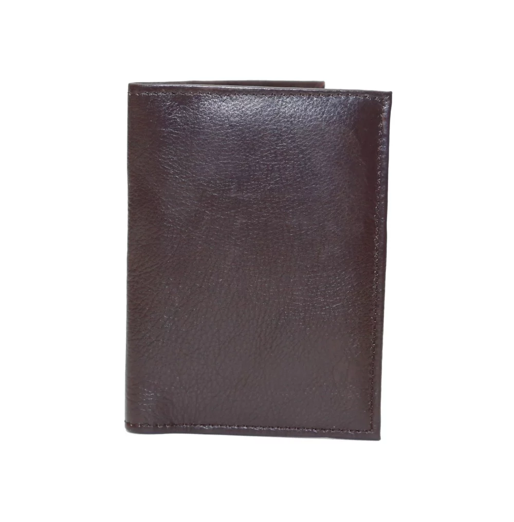 Portefeuille de passeport Ashlin® Designer Amsterdam Expresso Brown avec blocage RFID