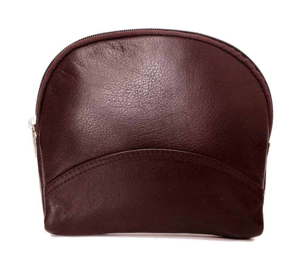 Ashlin® Designer Leannah Expresso Brown Large Cosmetic & Jewellery Bag